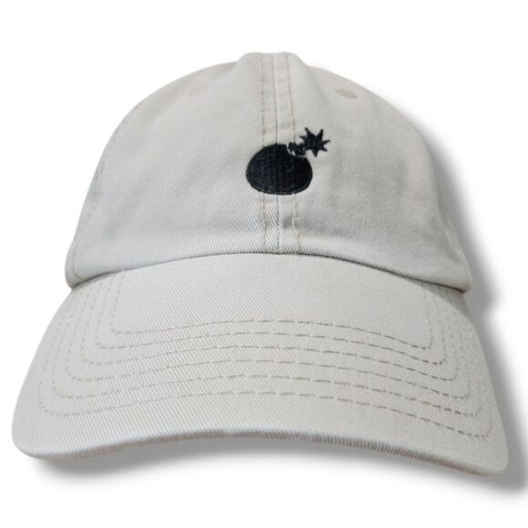 The Hundreds Hat Cap The Hundreds Solid Bomb Dad Hat Embroidered Logo Embroidery - Picture 1 of 12